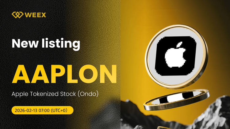 Apple Tokenized Stock (Ondo) (AAPLON) Coin Gets Listed on WEEX
